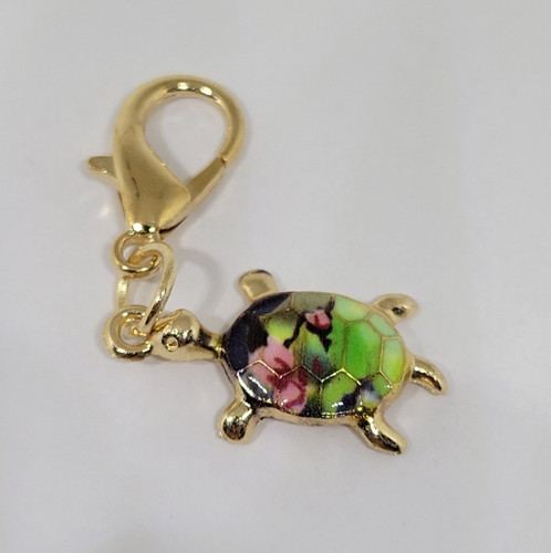 Turtle keychain green - ~,