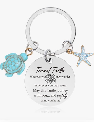 Sea turtle keychain travel - sea,