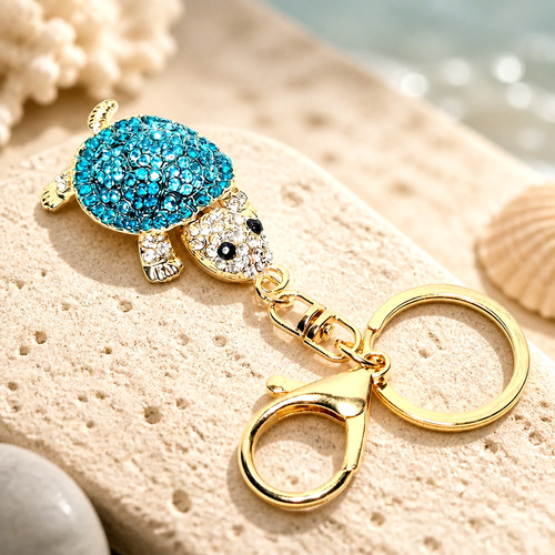 New adorable teal rhinestone - new,